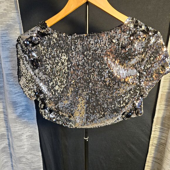 BCX Dress Small Two Sided Sequin Bolero - Picture 4 of 5